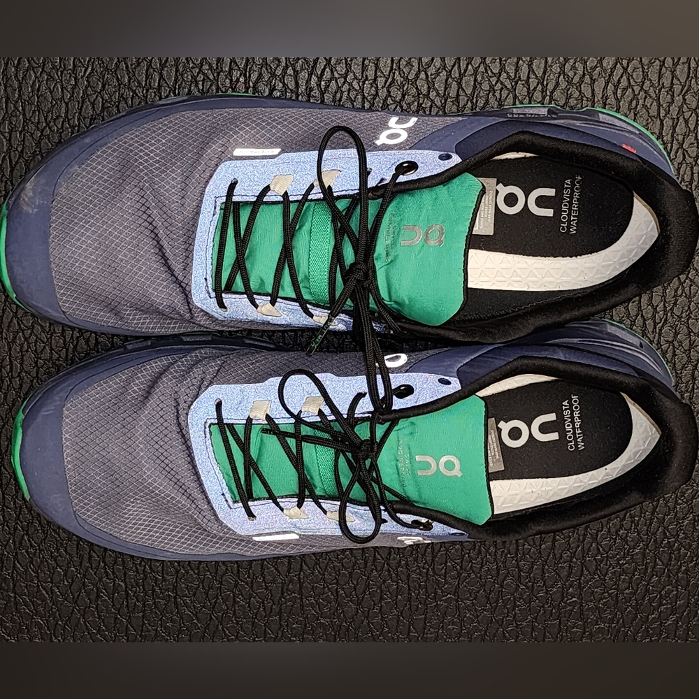 On Cloudvista Waterproof metal/denim men's 11.5